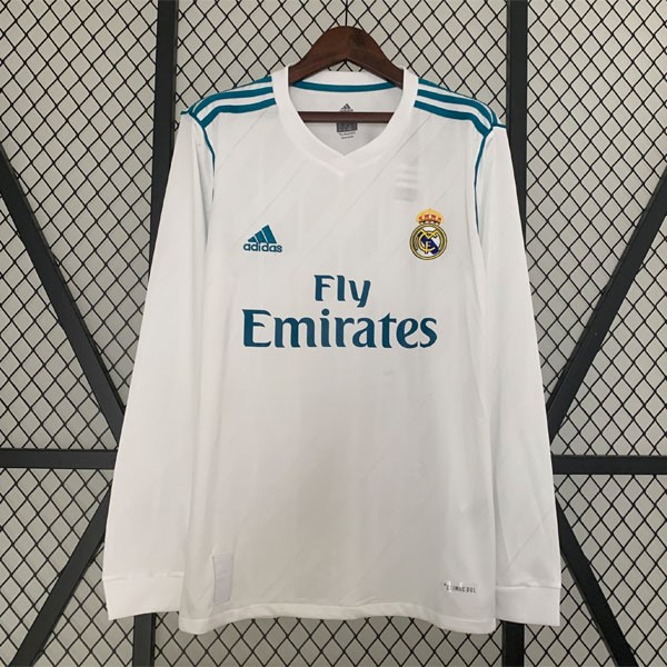 Tailandia Camiseta Real Madrid Primera ML Retro 2017 2018